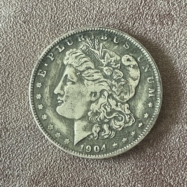 Liberty 1904 Morgan Silver Dollar Coin